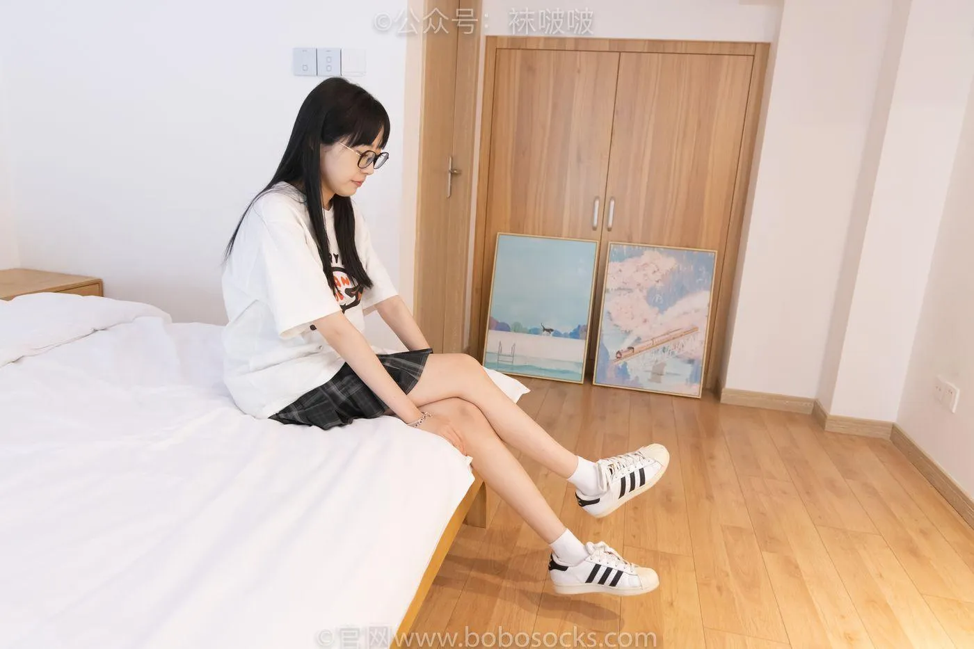 [BoBoSocks袜啵啵]NO.073 稚予-贝壳头、白棉袜、裸足 [145P]插图6